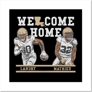 Tyrann Mathieu & Jarvis Landry Welcome Home Nola Posters and Art